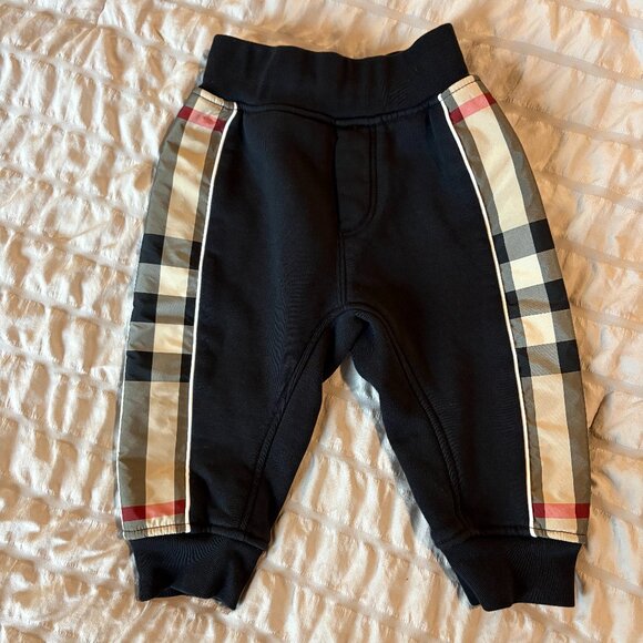Burberry Other - Burberry Boys Check Stripe Joggers 12M